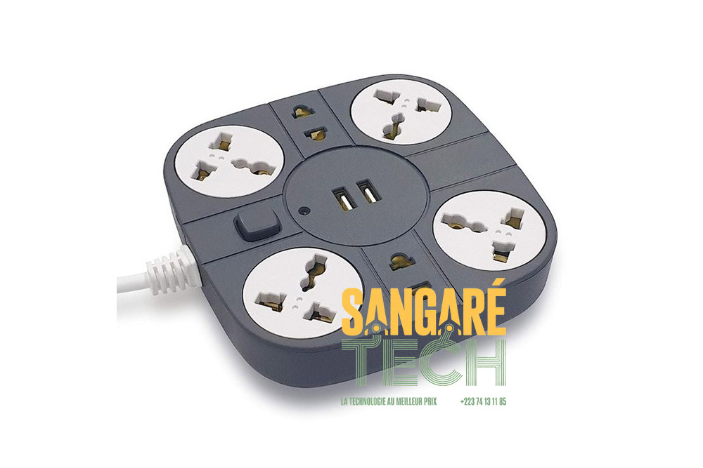 Multiprise Électrique Noir 